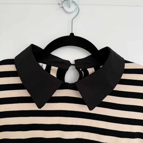 YIFUQUIN | Striped Collared Shirt - Picture 2 of 8